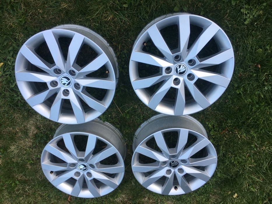 4бр. оригинални джанти Skoda 17" 5x112