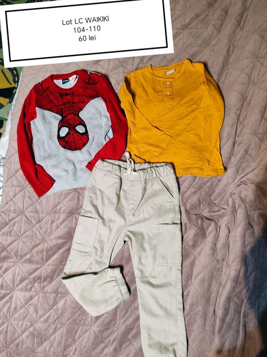Lot haine 110 pt băiețel C&A și LC WAIKIKI