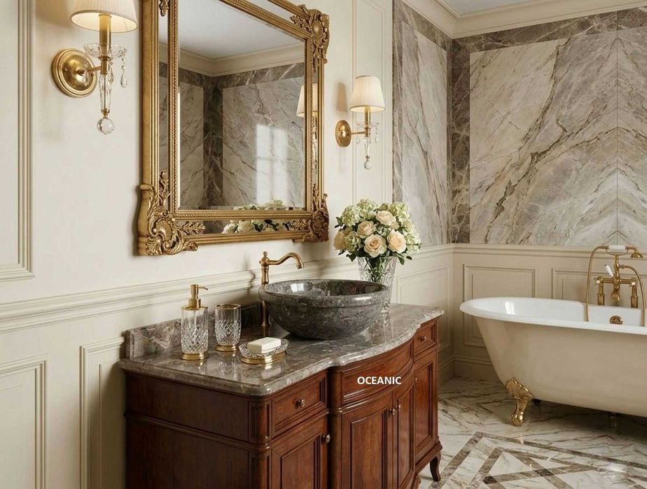 Луксозна мивка от естествен ОНИКС/МРАМОР (Уникален дизайн)