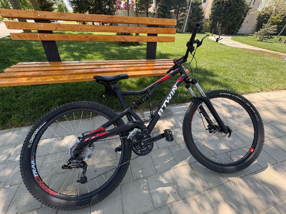 Bicicleta B-TWIN ROCKRIDER 120 full suspensie