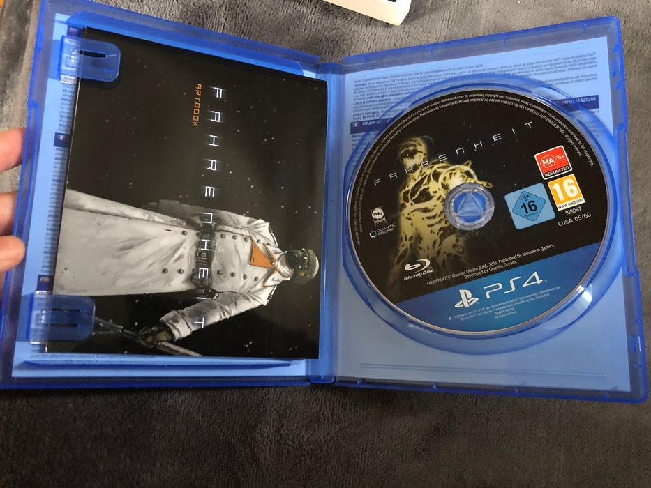 PS4 Fahrenheit, QUANTIC DREAM, ps4 игри