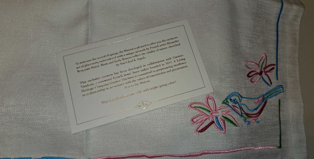 Șervete masa 6 buc Garnier Thiebaut x Van Cleef & Arpels