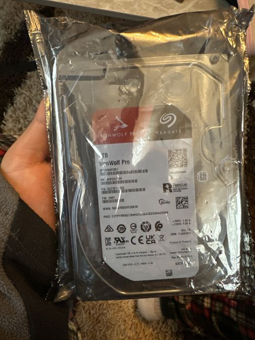 HDD Seagate IronWolf Pro 8TB - NOU / SIGILAT - Pentru NAS & Server