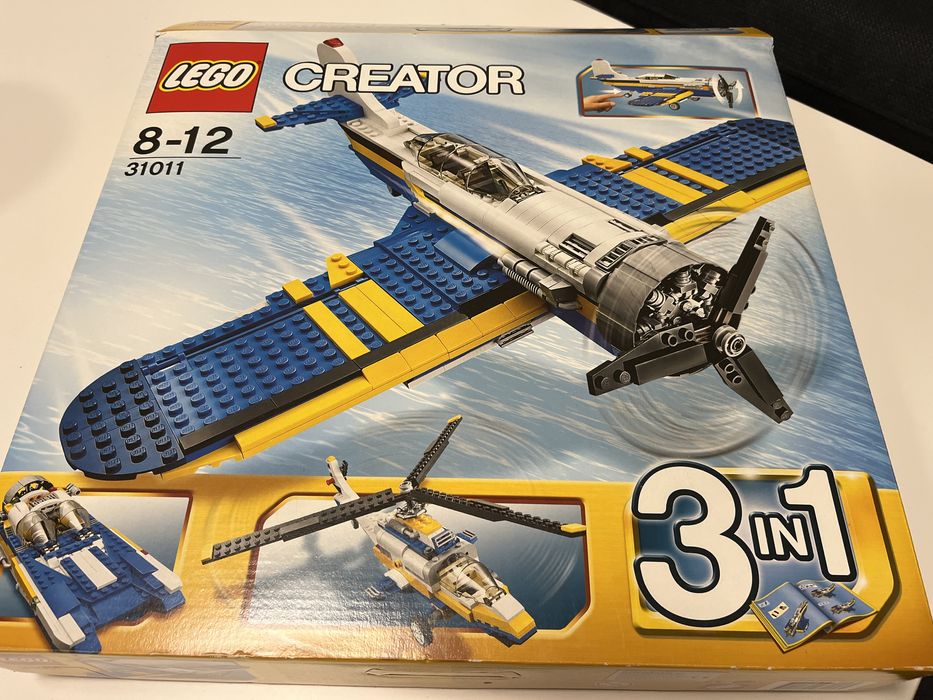 Продавам Lego 3 in 1 самолет/хеликоптер/лодка