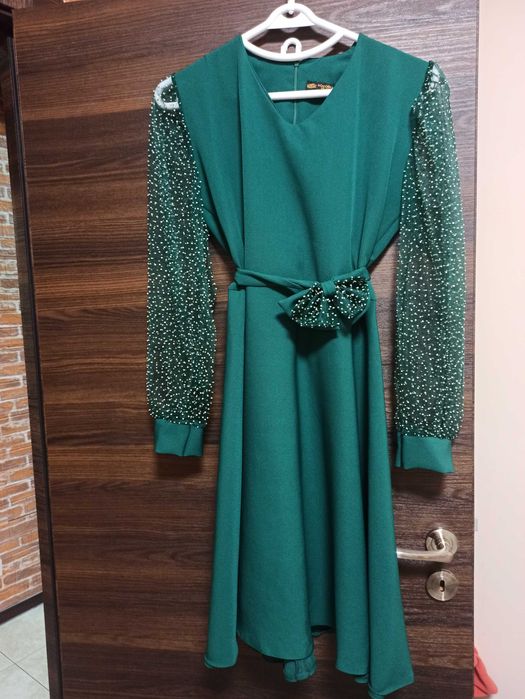 Рокличка за купон в зелен цвят