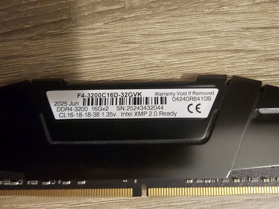 Комплект дъно процесор рам Ryzen 7 5700X, 32GB DDR4 3200MT/s, B550M TUF GAMING PLUS WIFI II