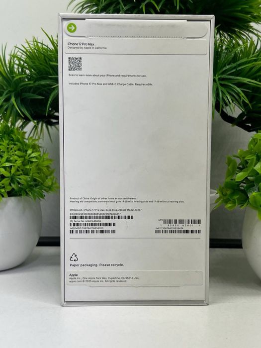 Iphone 17 pro max 256 gb