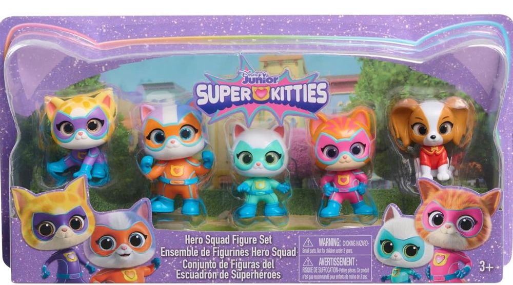 Фигурки супер котета - целия екип - Super kitties- Disney