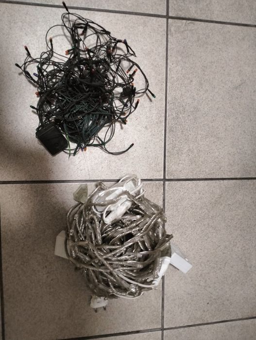 Игрушки дед мороз гирлянды