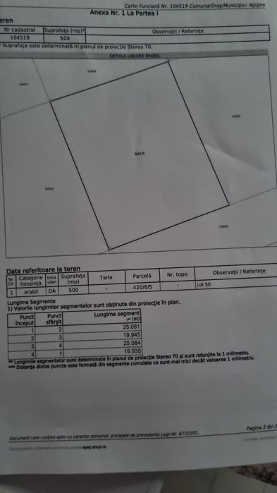 Vand teren intravilan Agigea schimb si cu auto