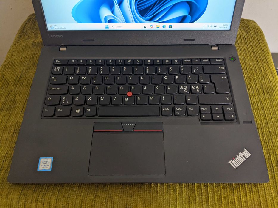 Laptop Lenovo ThinkPad L470, intel core i5 7200U , ram 8 gb, ssd 250gb