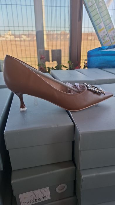 Pantofi C.Paravano din piele ecologica