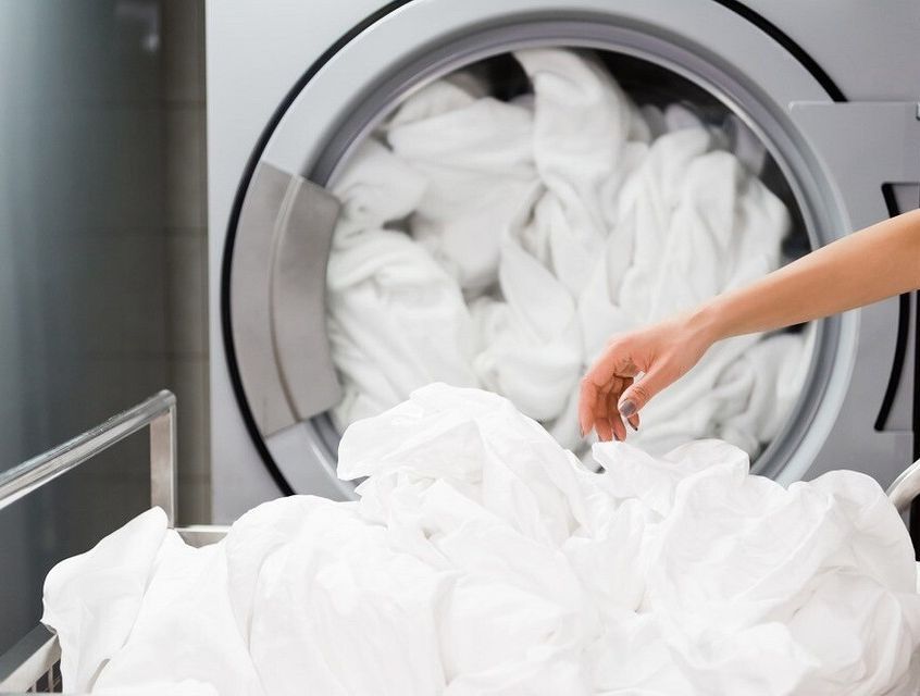 Стирка штор и тюлей