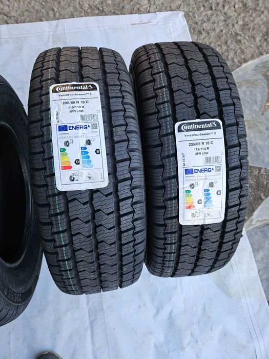 Нови бусови гуми 235/65R16C Continental FourSeason 2 115R 153€ с ДДС