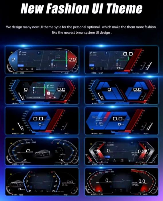 Ceasuri digitale BMW seriile E si F