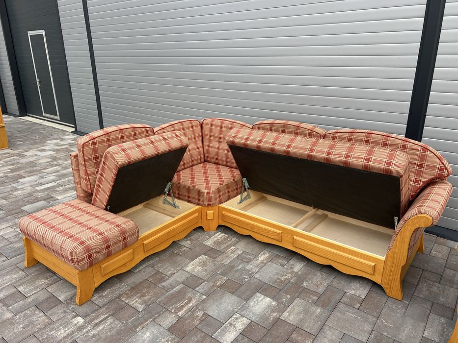 Coltar Living ~ Sufragerie Lemn Masiv Rustic