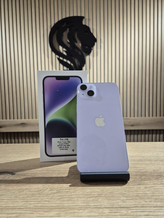 iPhone 14 Plus 128gb Purple Bat 100% Originala Neverlocked/Garantie