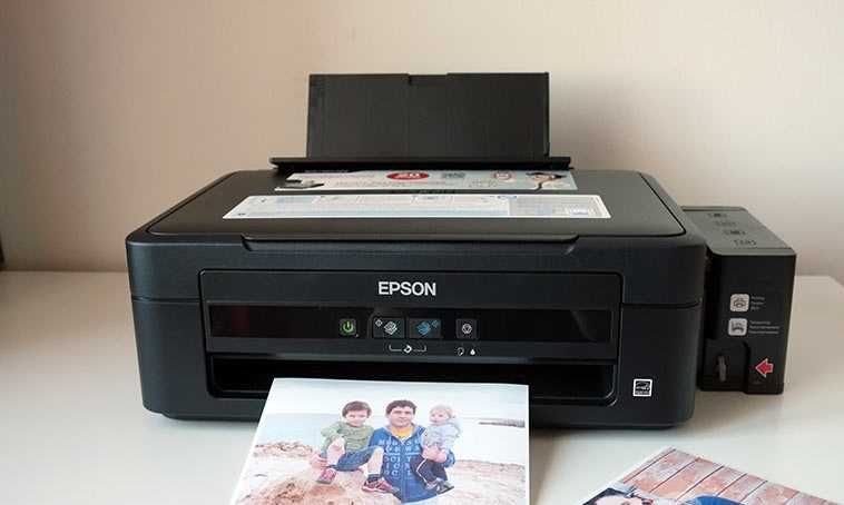 Epson L350 цветной струйный МФУ принтер / печатает хорошо, краска есть