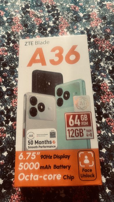 Продам сотовый телефон ZTE A36