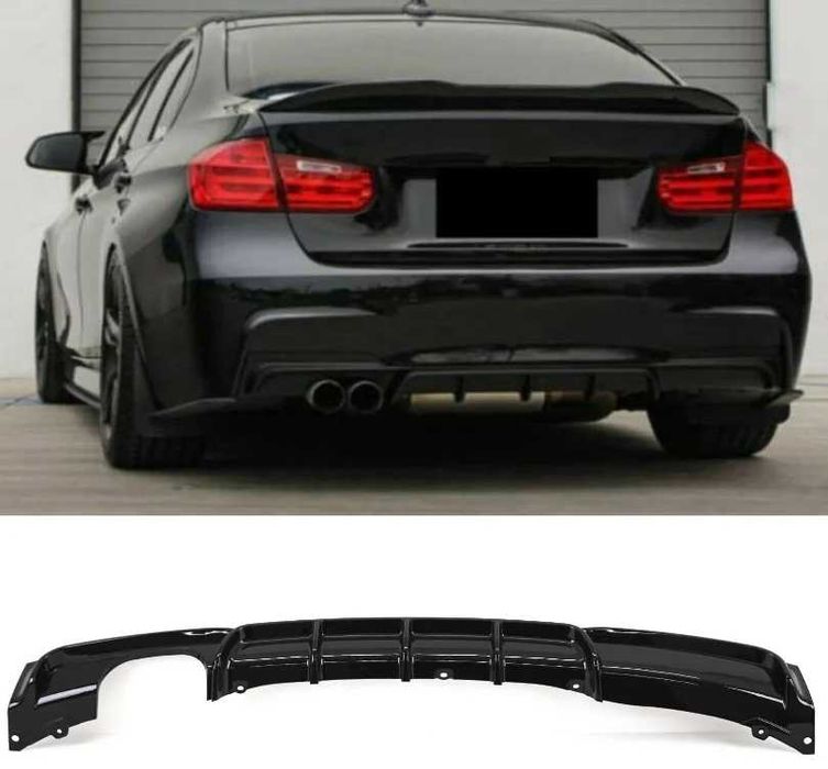 Difuzor Prelungire Bara Spate M Performance Evacuare Dubla BMW F30 F31