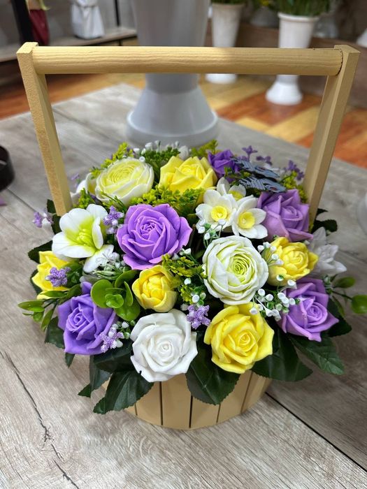 Совунли гуллар, цветы из мыла