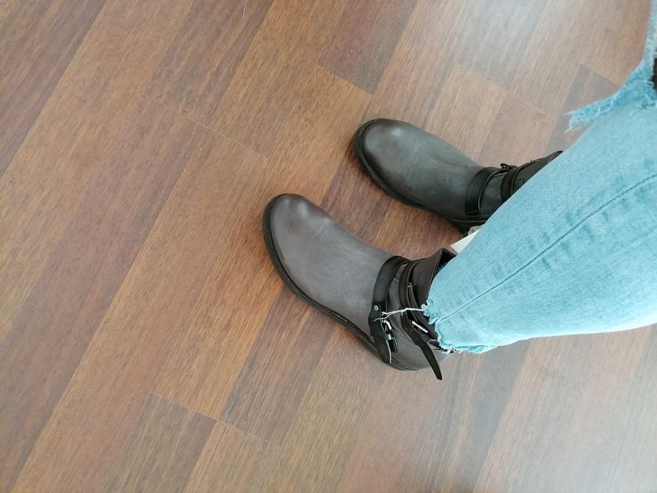 Мъжки италиански кожени боти A.S.98