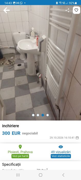 Inchiriere -300 euro negociabil