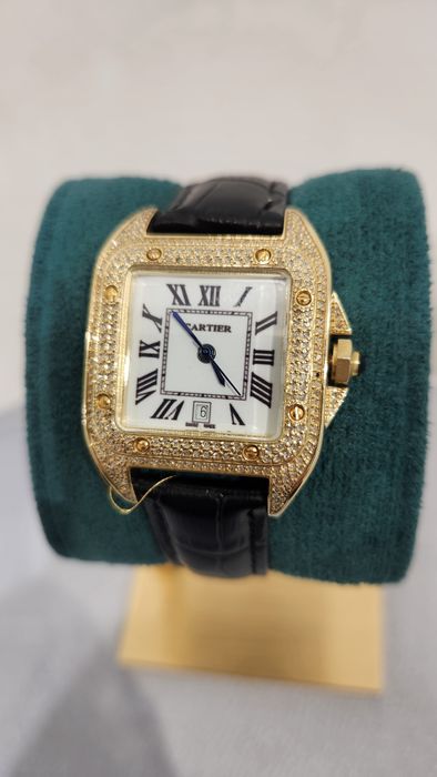 Золотые женские часы Cartier
