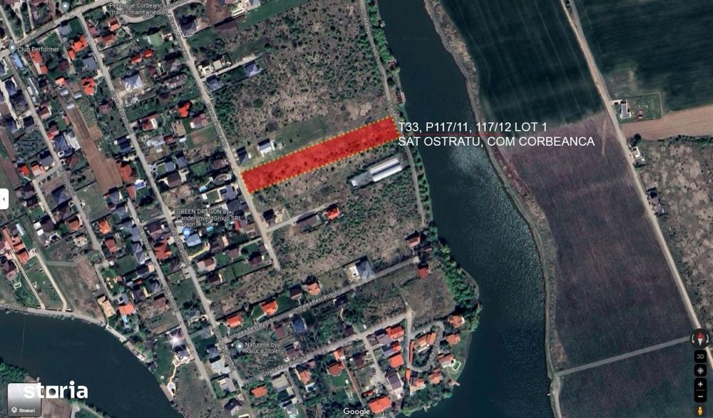 Com 0% | Teren intravilan LAC Corbenca 9148 mp | Dubla Deschidere | PO