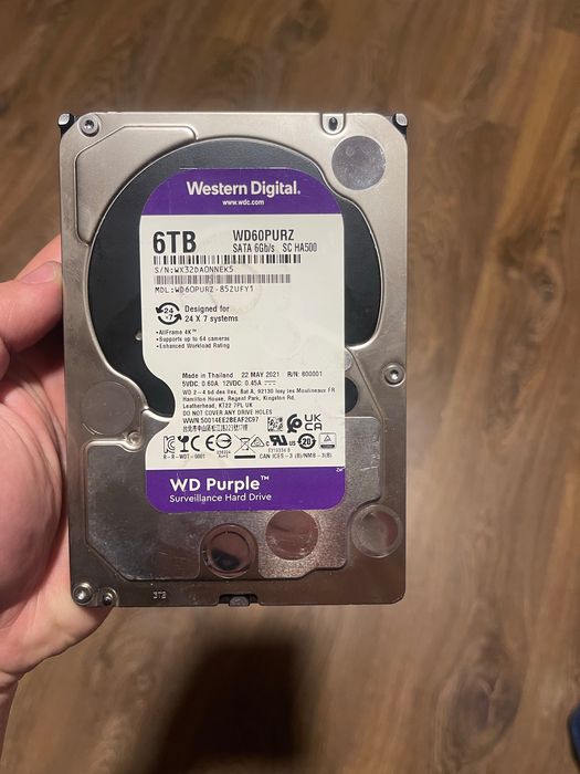 Hardisk 6tb Wd Purple