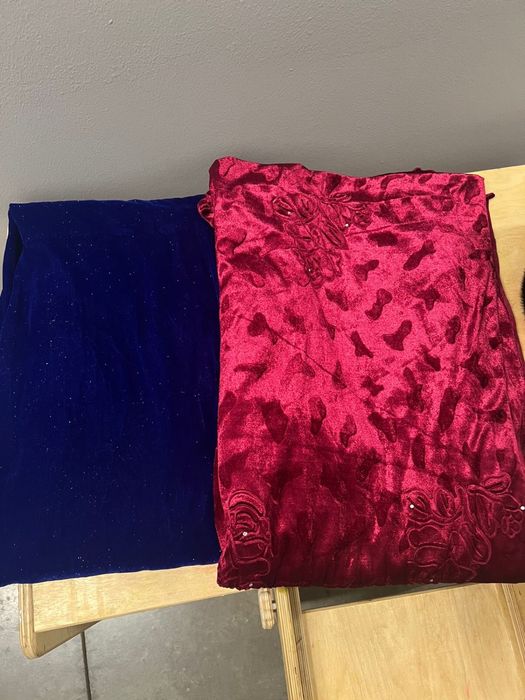 шикарный велюр ткани по 2 м за 1500 тенге