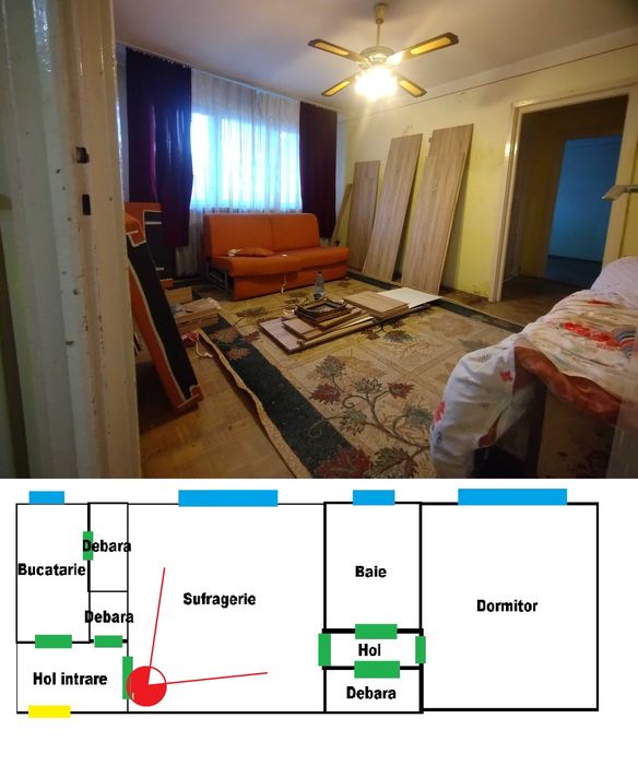 Spatiu de inchiriat la parter cu deschidere la bulevardul Revolutiei din Decembrie