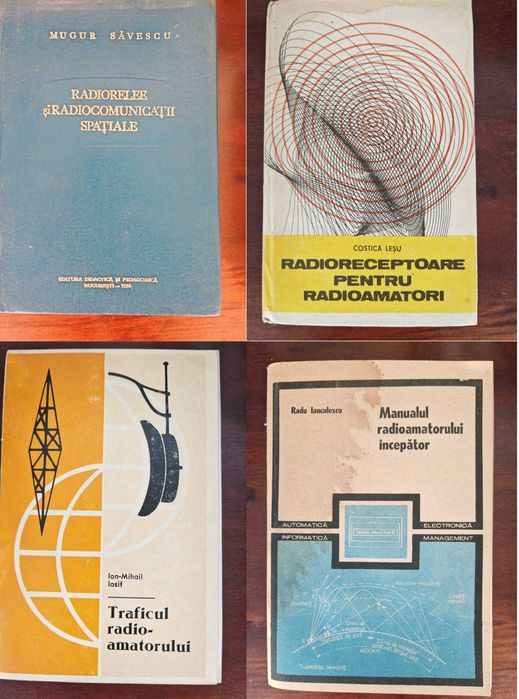 Lot 17 carti electronica, radioamatori, telecomunicatii