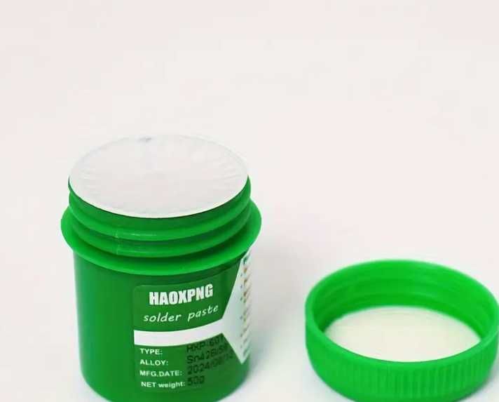 Паста для пайки SMD компонентов HAOXPNG (50 г, в банке)