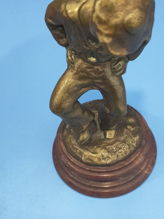 Statueta bronz L.Kley originală