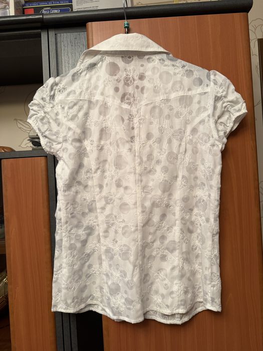 Camasa alba cu maneca scurta