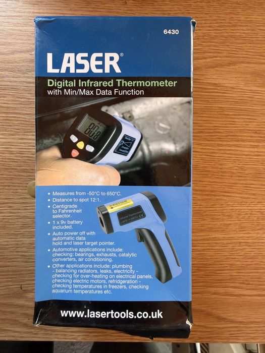 Termometru digital cu infraroșu Laser Tools 6430 – NOU, sigilat