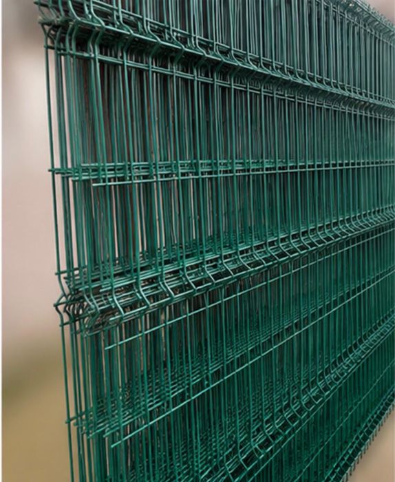 Gard metalic verde plastifiat 2m x 2,5m, 14 bucati