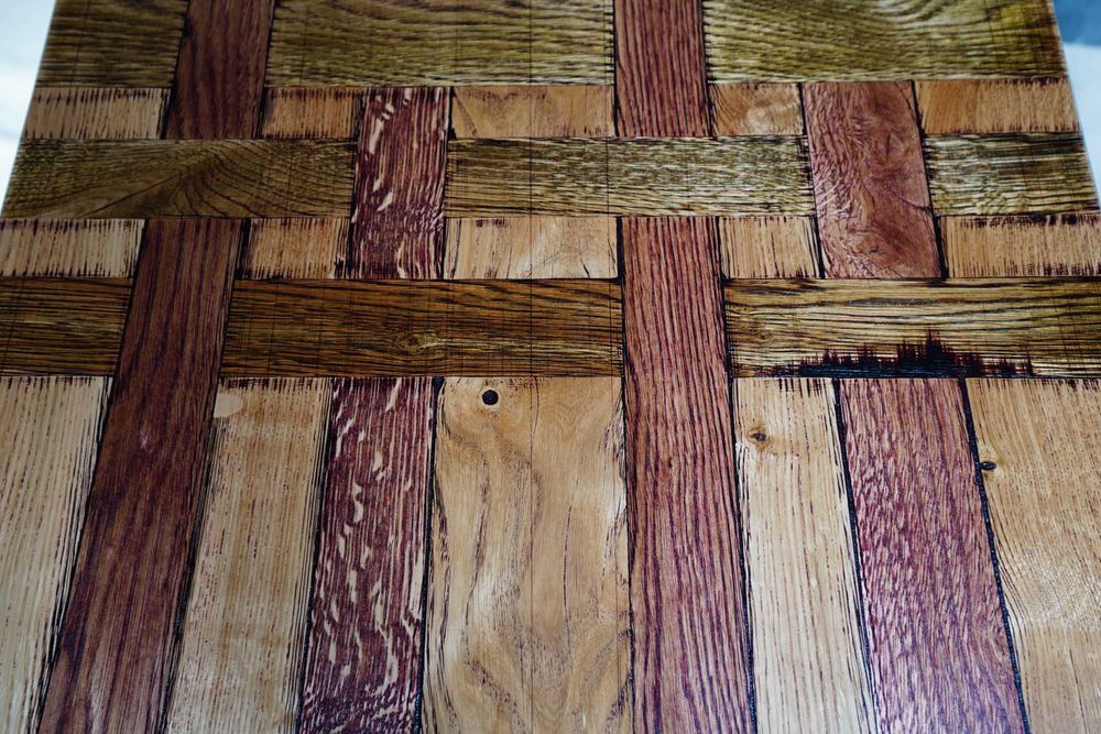 Холна маса с масивен плот дъб