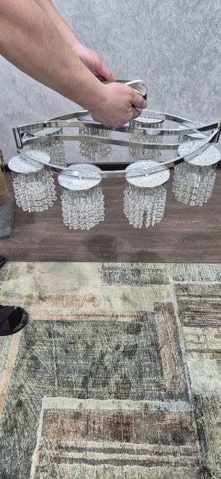 Люстры навесные б/у