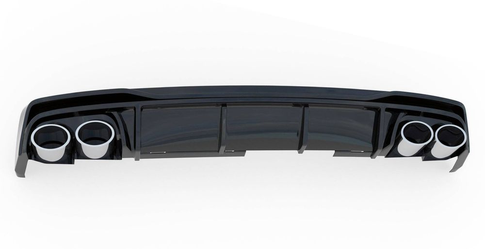Дифузьор за задна броня Maxton design за Audi S6/A6 C8 (2018-)