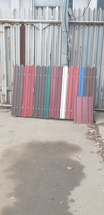 Vand sipca metalica de gard grosime 0,6 grosime reala