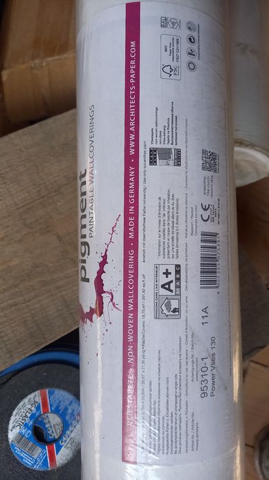 Tapet de hartie vopsibil role 25 mp Germania - pereti noi sau renovari