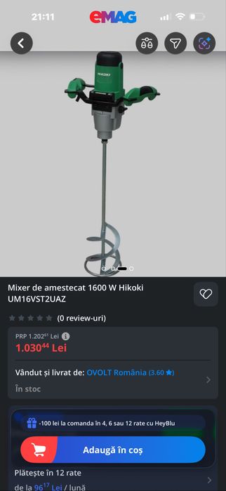 Vand mixer HIKOKI