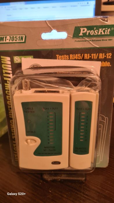 Тестер сети ProsKit. Проскит