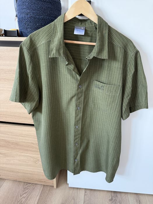 Camasa JACK WOLFSKIN Maneca Scurta Verde Barbati | Marime XL