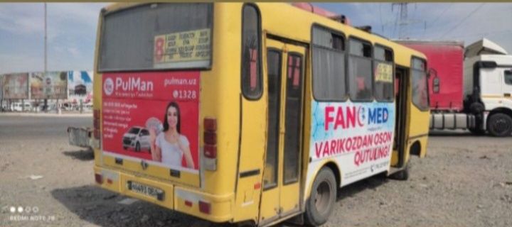 /Навоий/Navoiy/Наружная реклама/Ташки реклама/Автобус/Avtobus /