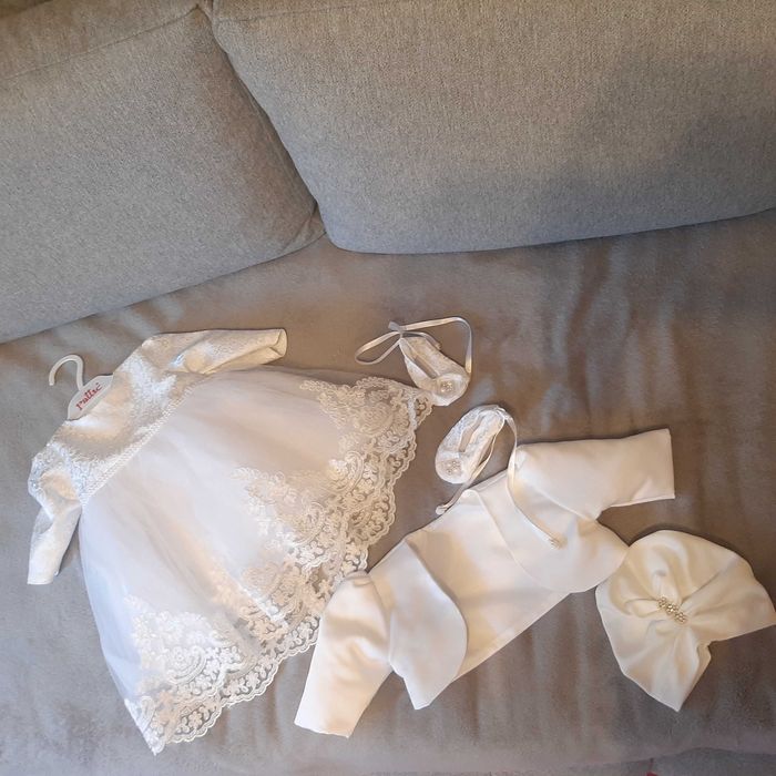 Rochița de Botez Fetițe 0-3 luni