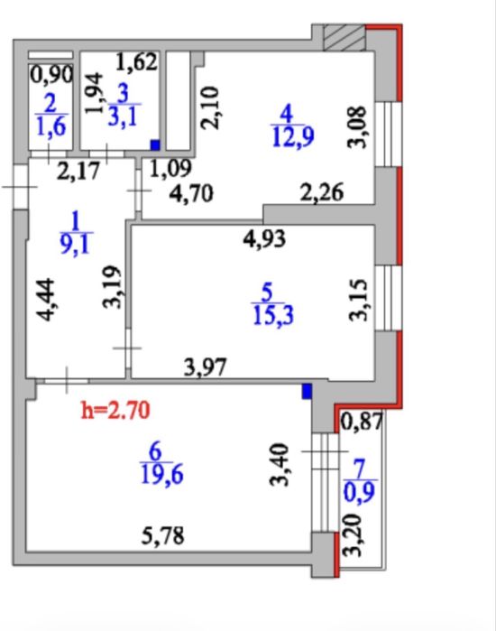 Продаю 2комнатную квартиру