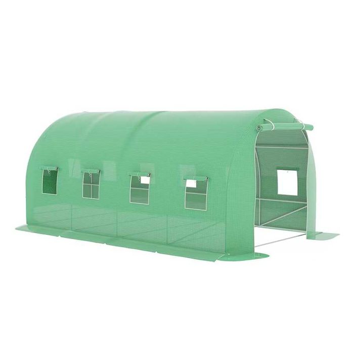 Solar de grădină 4x2x2m, polietilenă 180 g/m2, rezistentă la UV, țeavă 26 * 0.8 mm